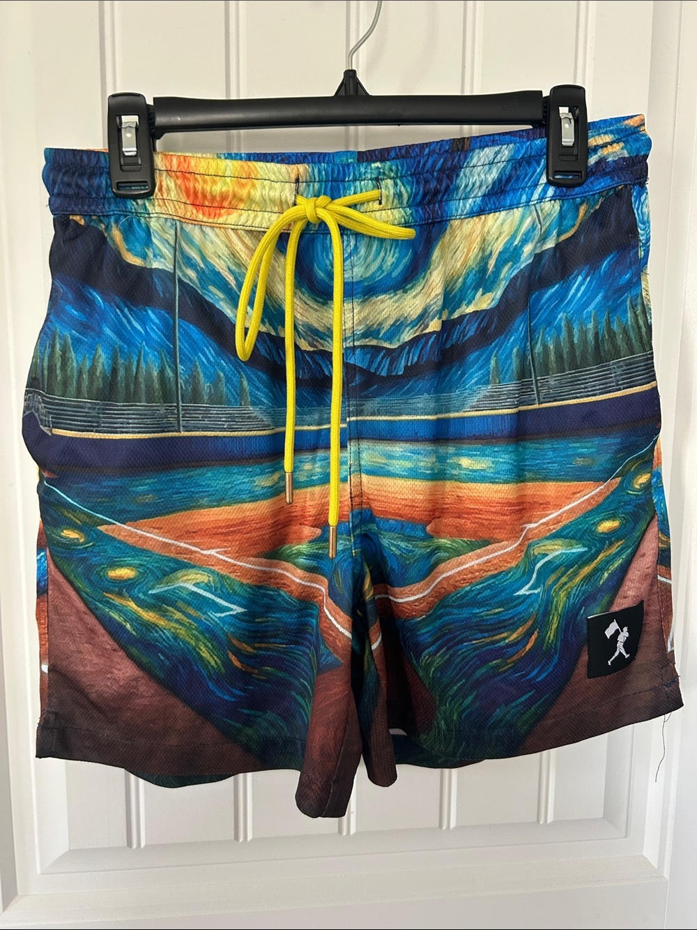 Starry Field Diamond Air Mesh Shorts